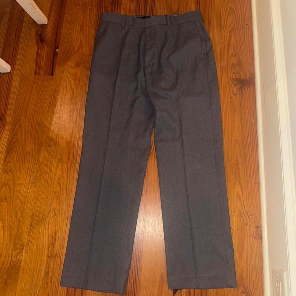 AXIST Men’s 36x30 Black Herringbone Dress Pants